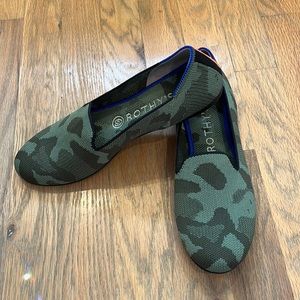 Rothy’s camo loafers size 8